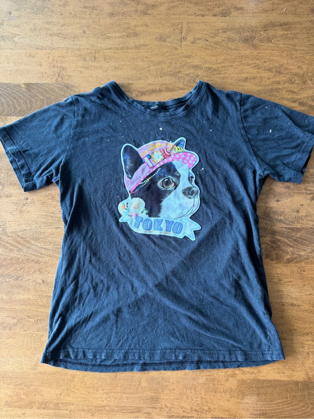 VAN AKE Little Tokyo Boston Terrier Graphic T-Shirt